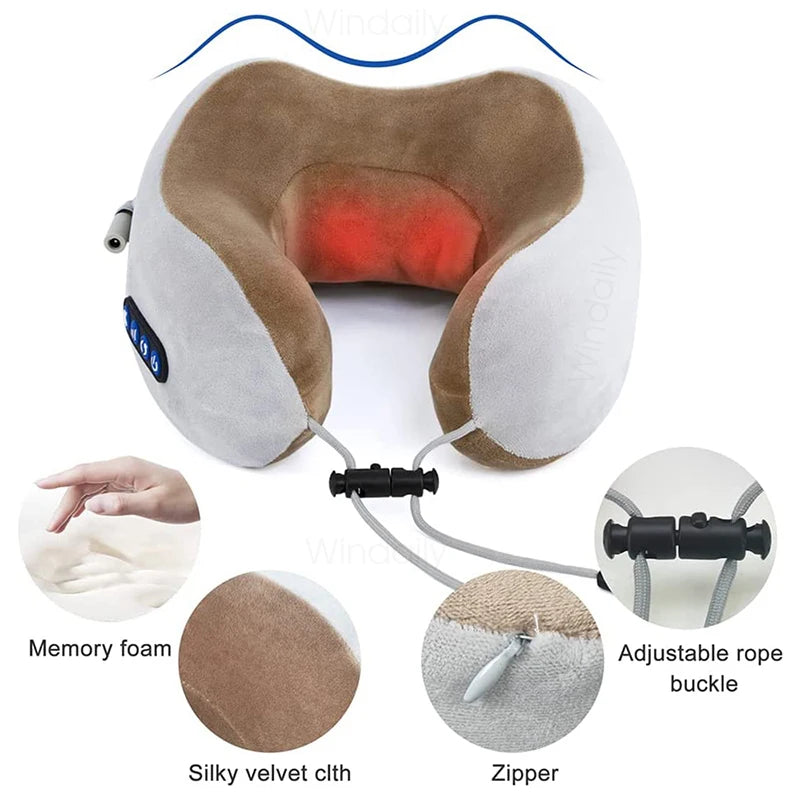 Relievio Neck and Shoulder Shiatsu Massage Pillow