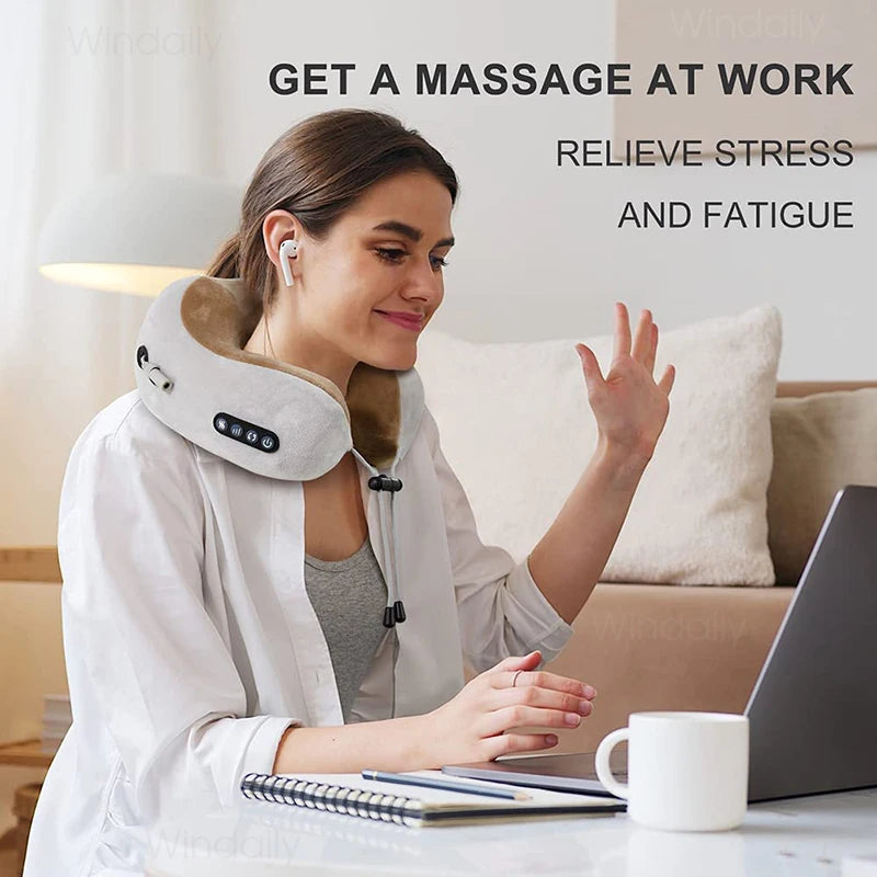 Relievio Neck and Shoulder Shiatsu Massage Pillow
