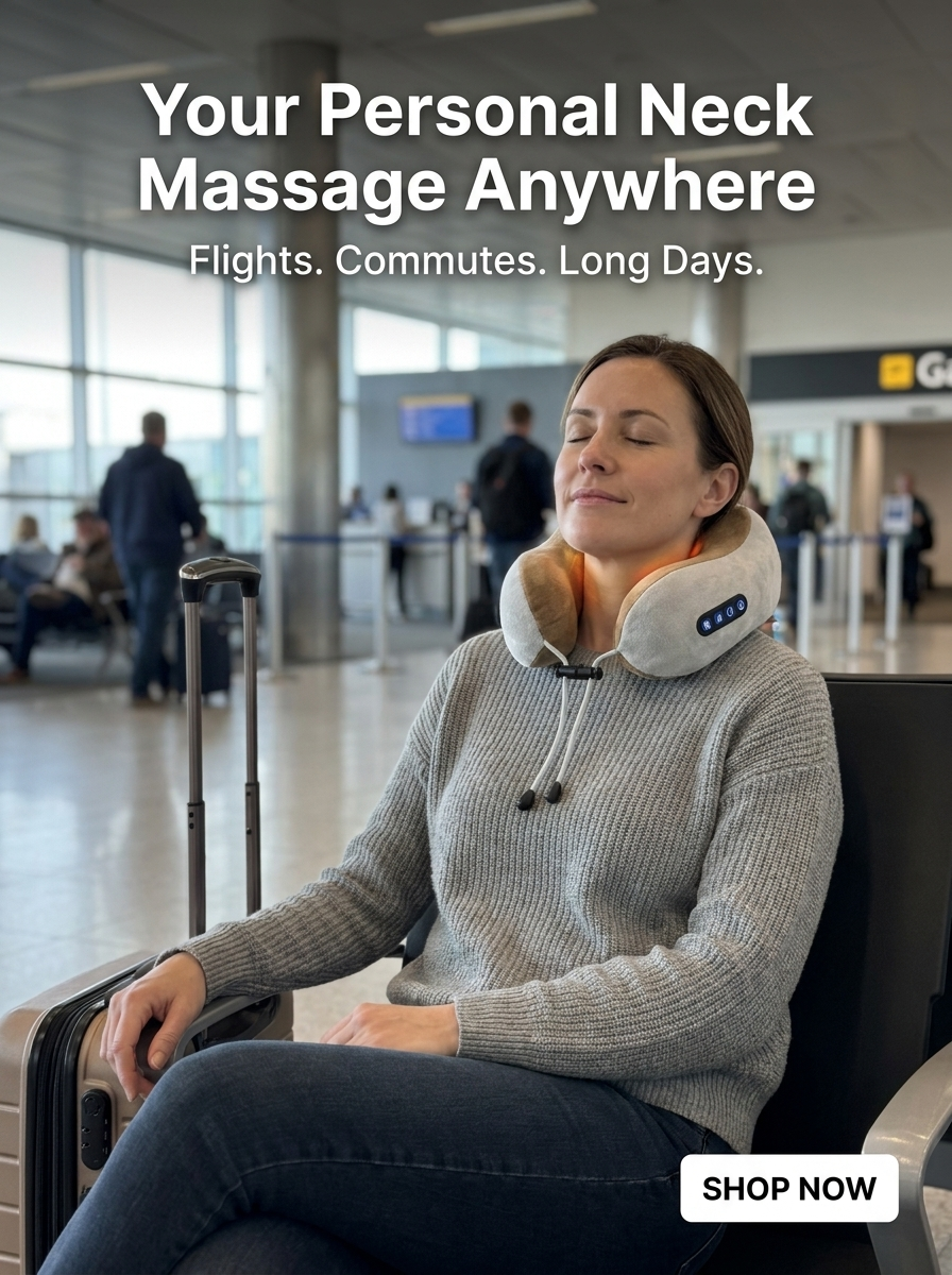 Relievio Neck and Shoulder Shiatsu Massage Pillow