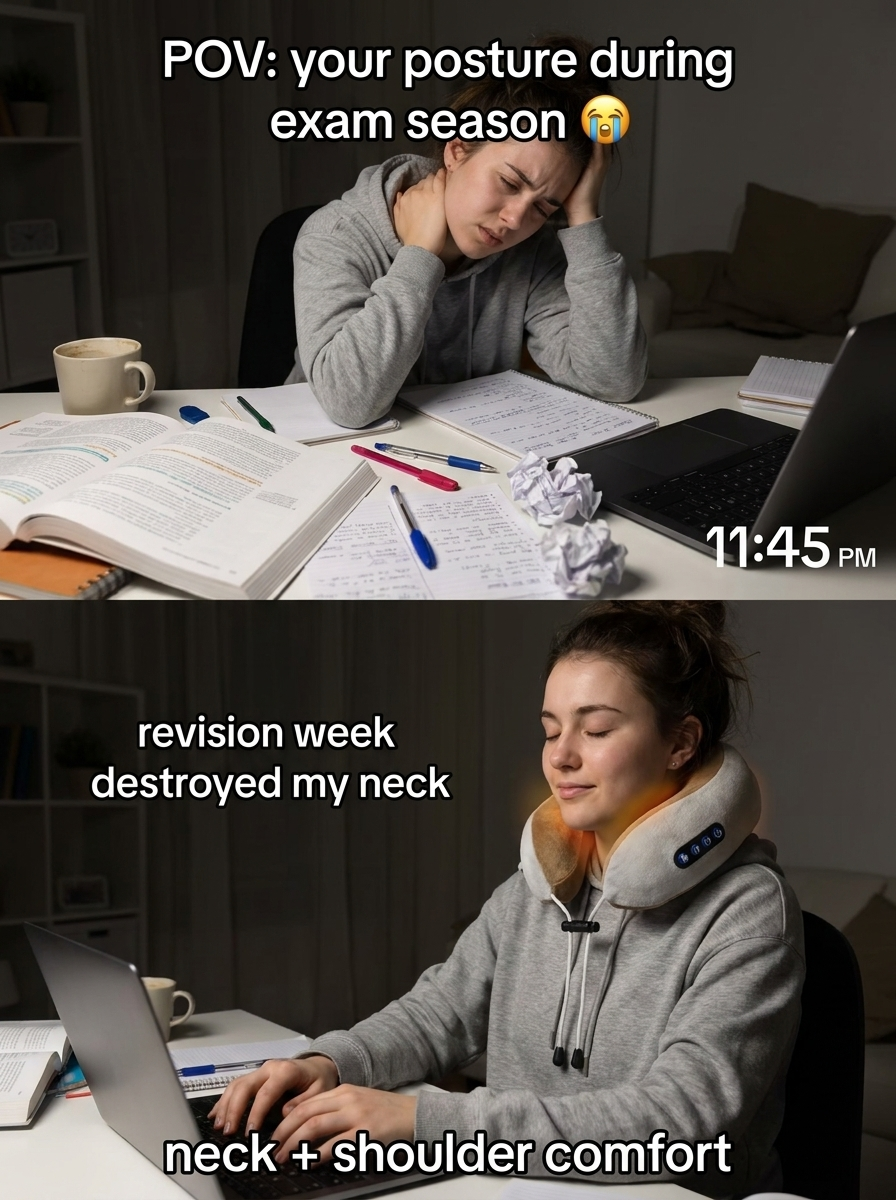Relievio Neck and Shoulder Shiatsu Massage Pillow