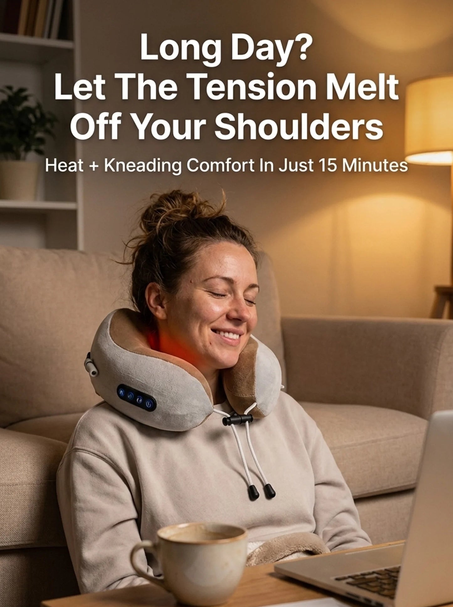 Relievio Neck and Shoulder Shiatsu Massage Pillow