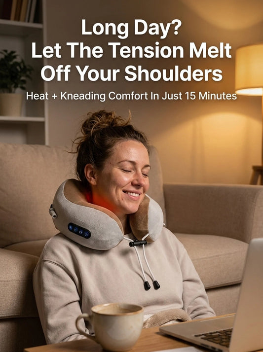 Relievio Neck and Shoulder Shiatsu Massage Pillow